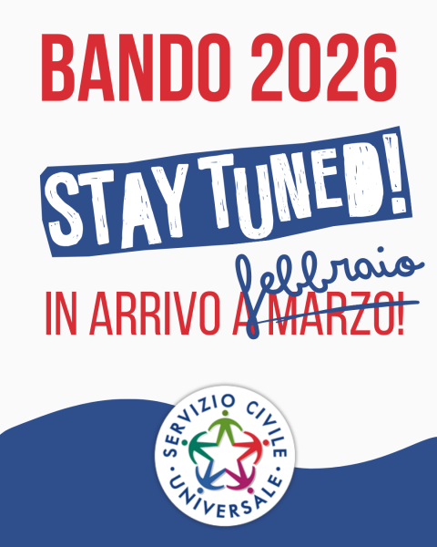 Locandina Bando Servizio Civile 2026