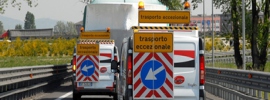 Automezzi su strada provinciale