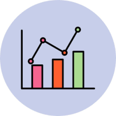 Grafico stilizzato elemento evocativo Statistica (grafico)