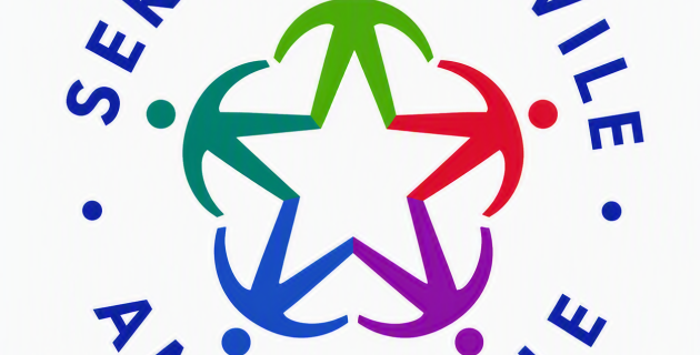 Logo circolare del Servizio Civile Ambientale, composto da una stella centrale stilizzata formata da figure umane colorate, simbolo di partecipazione, collaborazione e impegno per l'ambiente. Logo circolare del Servizio Civile Ambientale, composto da una stella centrale stilizzata formata da figure umane colorate, simbolo di partecipazione, collaborazione e impegno per l'ambiente.